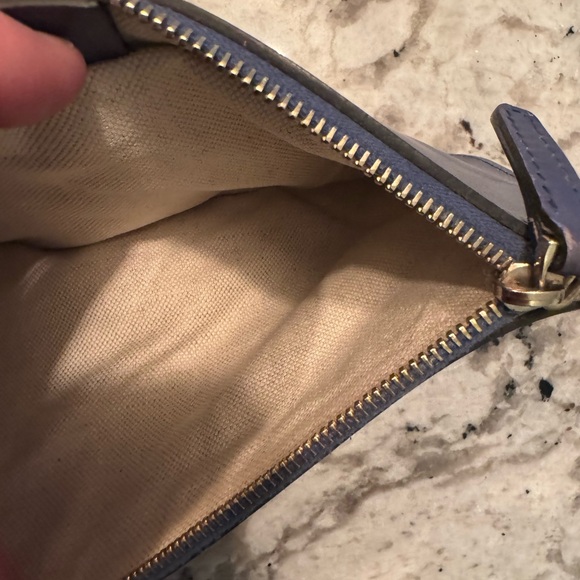 Authentic Gucci Blue Leather Pouch - Picture 5 of 5